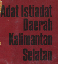 Adat istiadat daerah Kalimantan Selatan