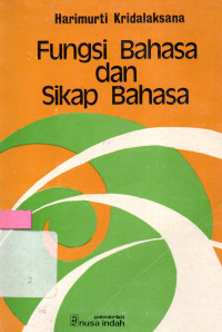 Fungsi Bahasa & Sikap Bahasa