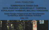 Image of Hasil Penelitian sumberdaya tanah dan daya dukung lingkungan