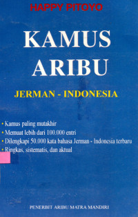 Kamus Aribu Jerman-Indonesia