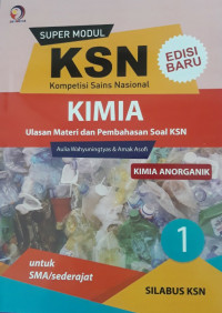 Image of KSN Kimia untuk SMA/Sederajat