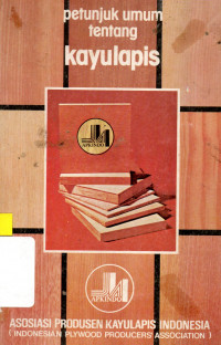 Image of Petunjuk umum tentang kayu lapis