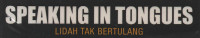 Speaking In Tongues
