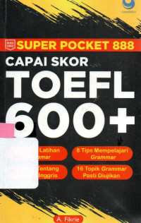 Super Pocket 888 : Capai skor TOEFL 600+