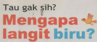 Tau Gak Sih? Mengapa Langit Biru?