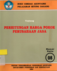 Tentang perhitungan Harga pokok perusahaan jasa