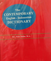 The Contemporary English - Indonesian Dictionary